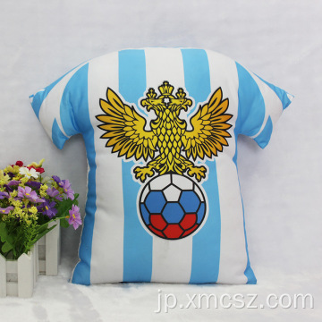 サッカーポロシャツ型枕